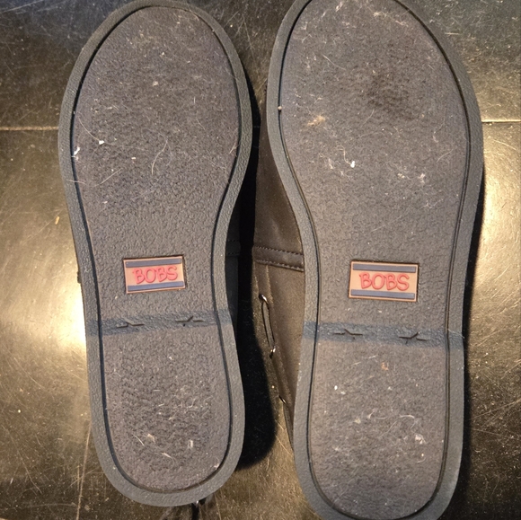 Bobs from Sketchers memory foam slip on shoes black leather womens size 7. NWOB - Picture 11 of 13